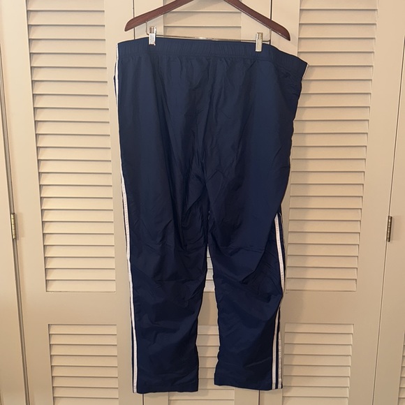 Men’s 2XL Navy with white stripes adidas running pants - Picture 8 of 14